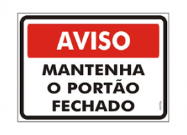 Placas de Sinalização