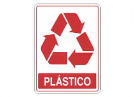 Placa Reciclável - Plástico